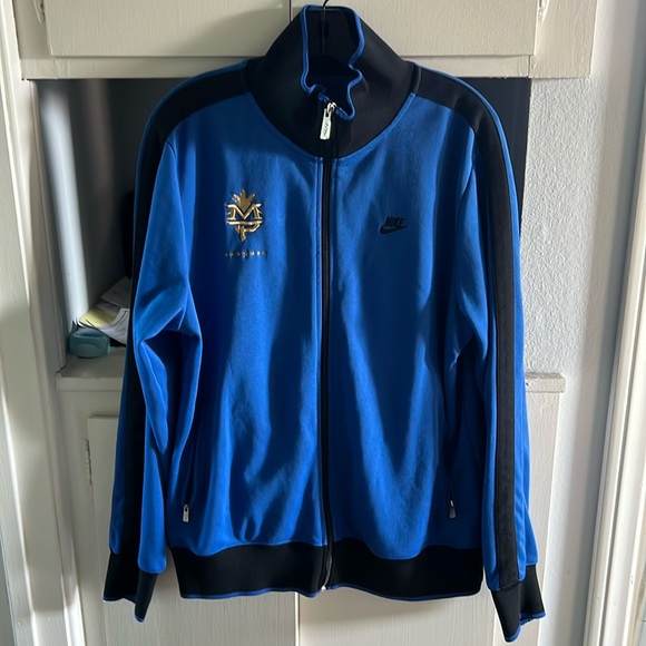 2010 Nike Pac-Man manny pacquiao zip up jacket Sz large 370404-493 - Picture 1 of 5
